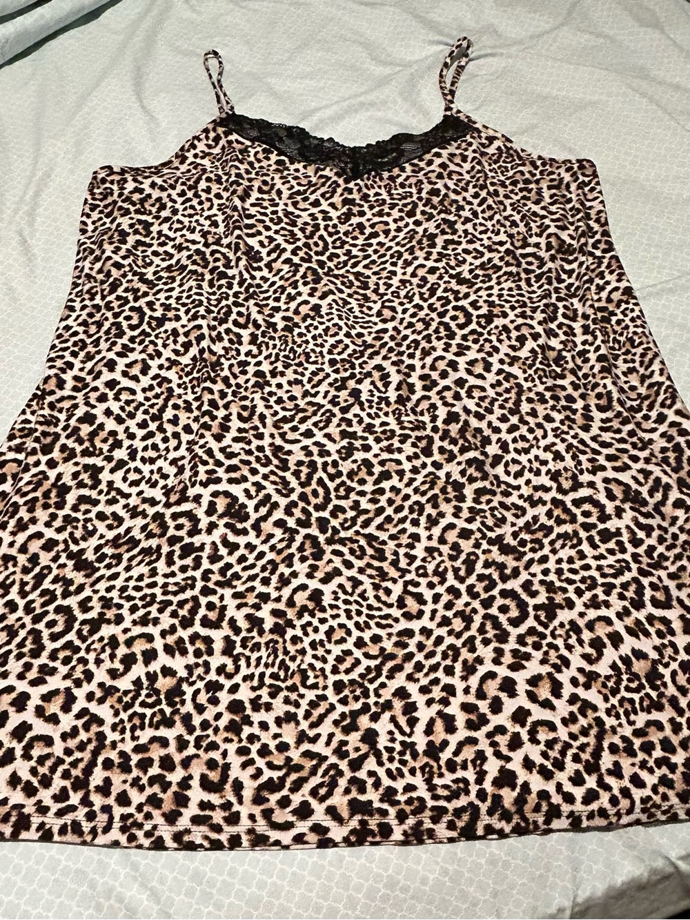 Chemise Nightgown Lot - Leopard + Floral/Tropical Prints - Picture 6 of 16